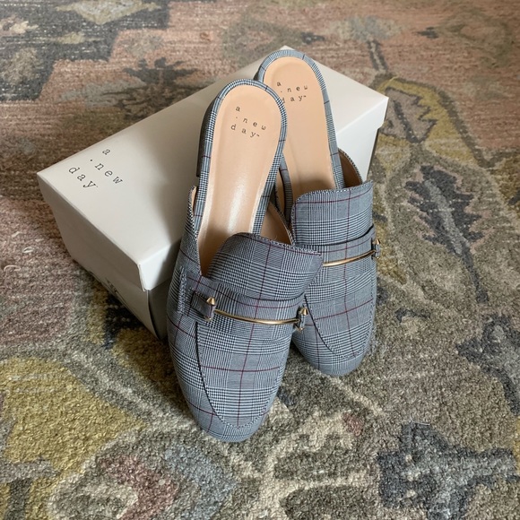a new day Shoes - A New Day Plaid Mules